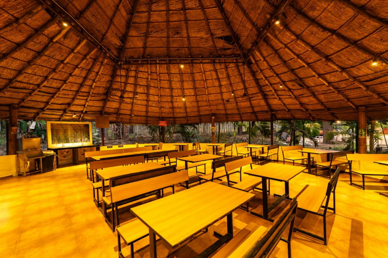 Dining hall at Taj Adventures
